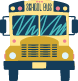 Drawn School Bus Front