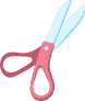 Drawn Small Scissors