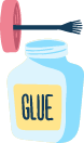 Drawn Glue Brush