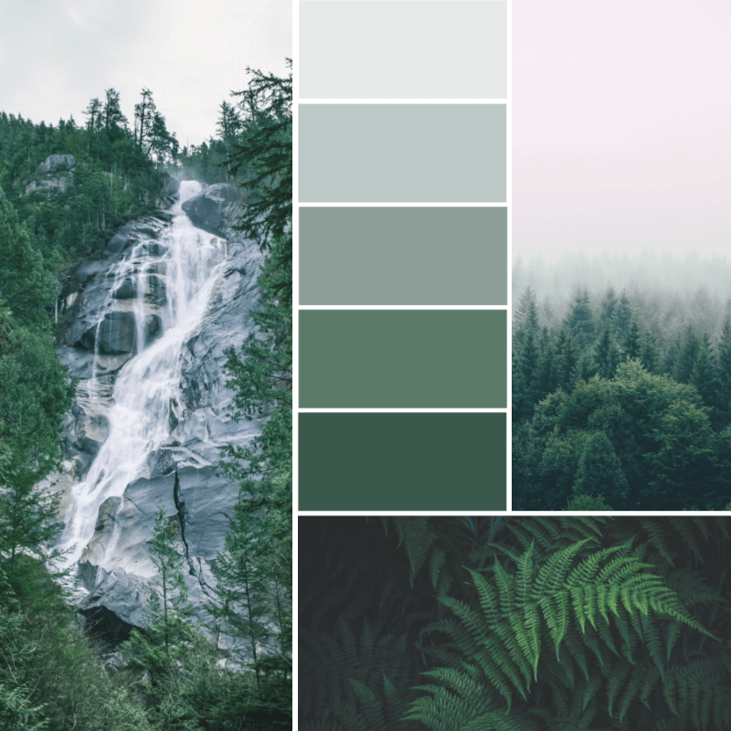 Inspirational color palettes