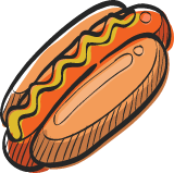 Stadium Hot Dog