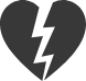 Lightning Split Heart