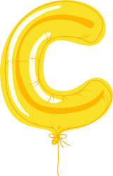 Foil Balloon "C"