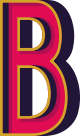 Marquee Letter "B"