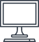 Blank Desktop Computer