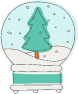 Evergreen Snow Globe