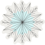 Crumpled Snowflake