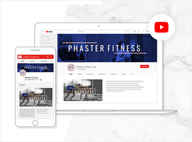 youtube channel art mockup